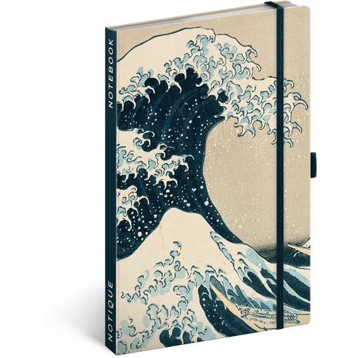 Realsystem Design notesz, vonalas - Katsushika Hokusai