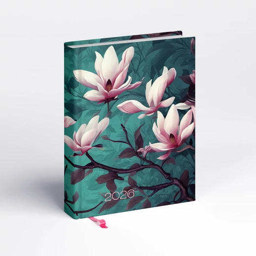 Realsystem Librobello - Kalendárium hölgyeknek 3D lakk+élfestés, 2026 - Magnólia