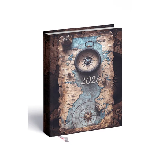 Realsystem 2-Day B/6 kétnapi zsebnaptár, 2026 - Térkép