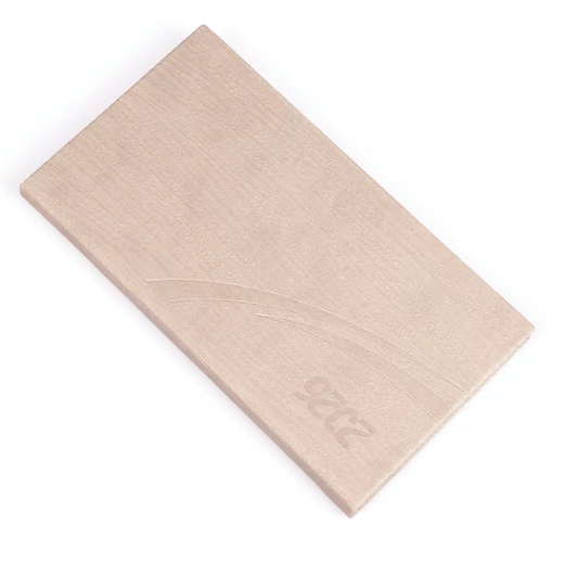 Realsystem Fashion fekvő zsebnaptár, 2026 - Drapp