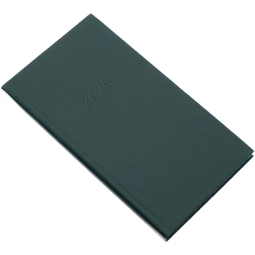 Realsystem Standard álló zsebnaptár, 2026 - Zöld