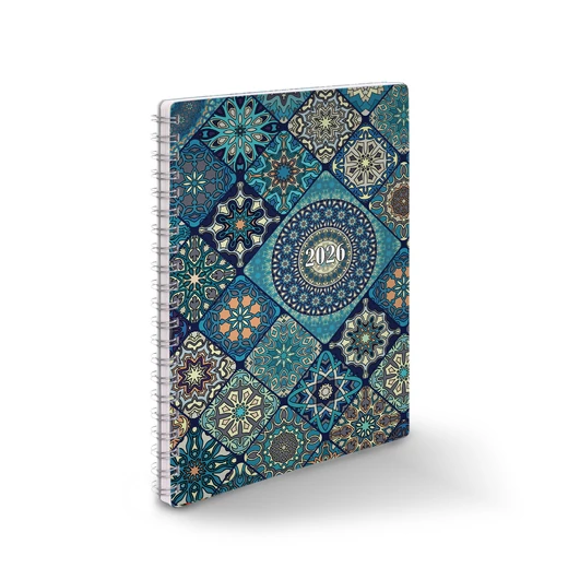 Realsystem Spirál SP 1 heti A/5 heti naptár, 2026 - Mozaik