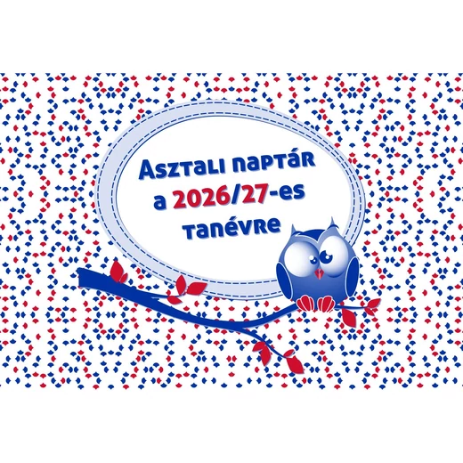 Realsystem asztali naptár a 2026/2027-ös tanévre