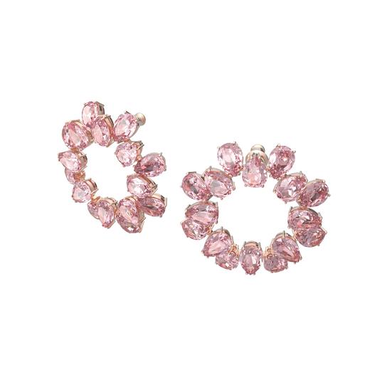 Swarovski Millenia:Fülbevaló Hoop Pear Lros/Ros