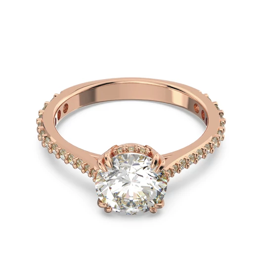 Swarovski Constella: Gyűrű Rnd M White/Ros 52
