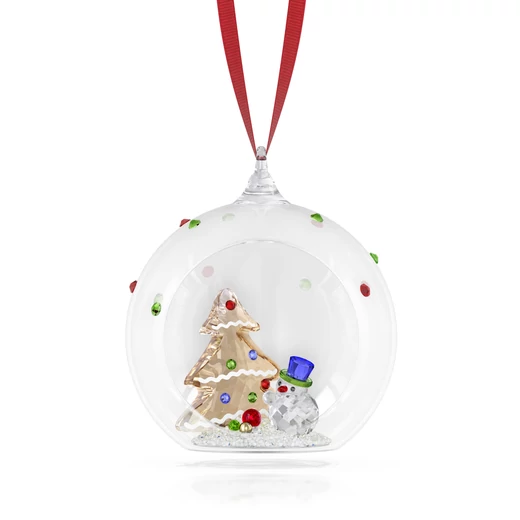 Swarovski Holiday Cheers: Karácsonyfa és hóember gömbdísz
