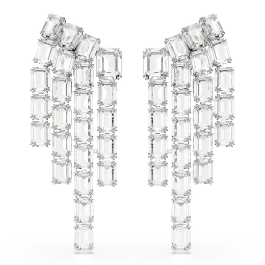 Swarovski Millenia: Fülbevaló Clip Whi/Rhs