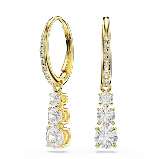 Swarovski Stilla: Fülbevaló Attract Trilogy White/Gos