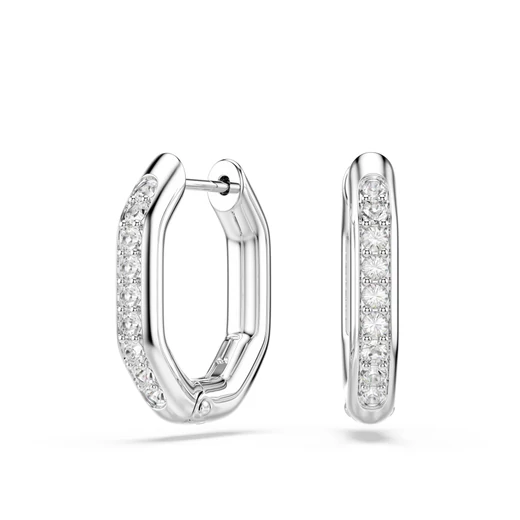 Swarovski Dextera: Fülbevaló Mn Hoop Whi/Rhs