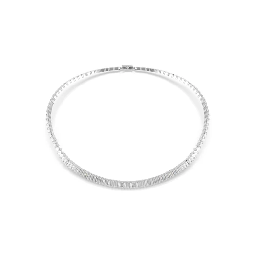 Swarovski Matrix: Nyaklánc Baguette Whi/Rhs