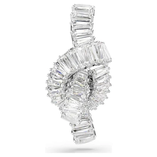 Swarovski Matrix: Kitűző Whi/Rhs