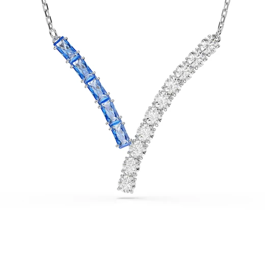 Swarovski Matrix: Nyaklánc Blu/Rhs