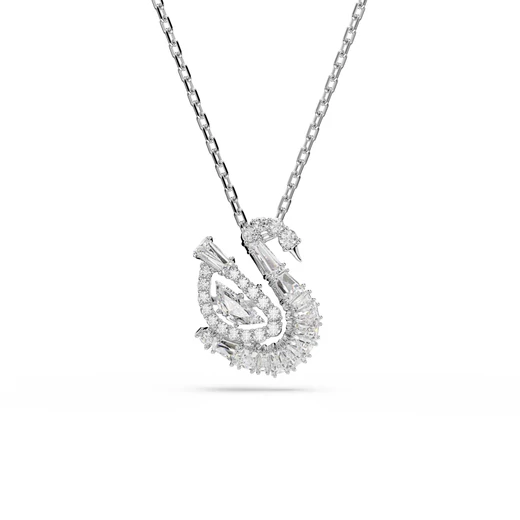 Swarovski Swan: Nyaklánc White Whi/Rhs