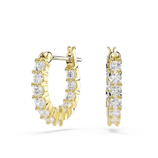 Swarovski Matrix: Fülbevaló Mn Hoop White/Gos
