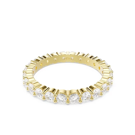 Swarovski Matrix: Gyűrű Gold Shiny White/Gos 48